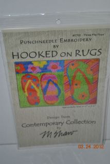 Contemporary Collection Hooked on Rugs Punchneedle Embroidery #7701 