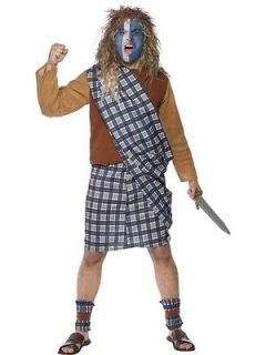 Adult Large Brave Scotsman Braveheart Outfit Fancy Dress Costume Mens 