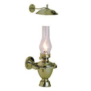 Weems & Plath 718 Atlantic Gimbal Lamp with Smoke Bell (Brass)