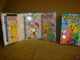 pokemon tri fold organizer calendar school backpack 