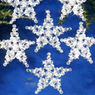 Crystal Stars Beaded Christmas Ornament Bead Kit The Beadery 7130