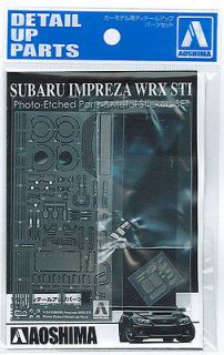  00588 Subaru Impreza WRX STI 2010 Photo Etched Parts 1/24 scale