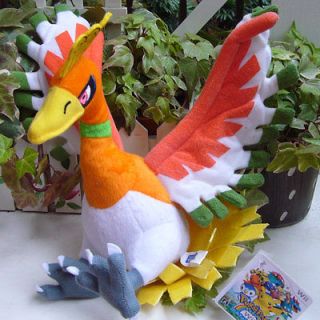 Newest POKEMON# #250 Ho Oh Plush Doll Toy Figure Collectible Free RARE