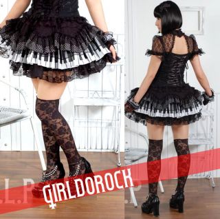 col x kera dolly gothic punk lolita piano mini 61106 skirt