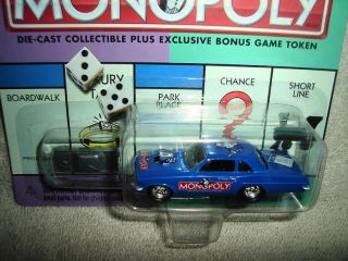 Johnny Lightning *MONOPOLY* 1963 Pontiac Tempest *PARK PLACE* Blue *JL 