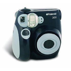 polaroid pic 300b instant analog camera black 