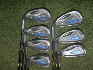 LEFT HANDED PING GOLF CLUBS G2 IRONS STIFF FLEX ALWAYS A GREAT 