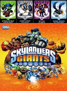Skylanders Giants Choose Base Cards 31 60 (Characters & Power Shots)