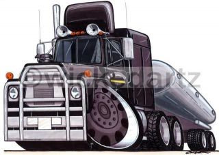 RetroArtz MACK Convoy Truck Rubber Duck in Black iPad 2/3 Clip On 