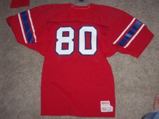   Irving Fryar New England Patriots Sand Knit Jersey Russell Adult Small