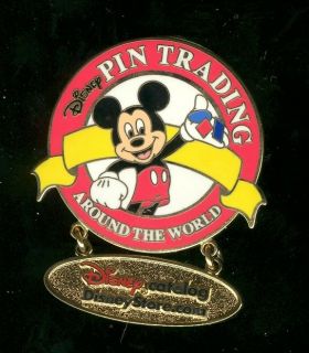 Disney Pin 16578 Trading Around World Dangle Catalog/DisneyStore 