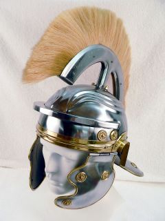 Newly listed Roman Centurion Helmet with Plume 18 gauge steel