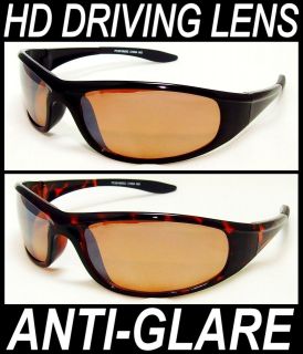 HD High Definition Vision Driving Sunglasses WrapAround Golf Driver 