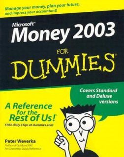 Microsoft Money 2003 for Dummies by Pete