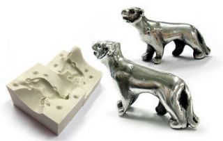 PMC Silver Clay Jewelry Push Mold Lioness Tiger Couger Mould