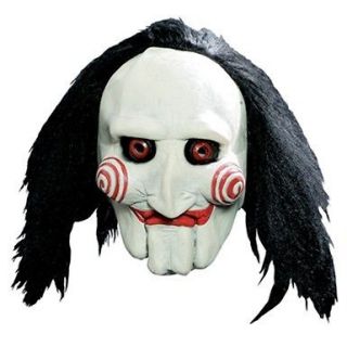 NEW PMG HALLOWEEN SAW JIGSAW PUPPET MASK AGES 14 AND UP RUBBER WITH 