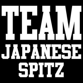 team japanese spitz t shirt cute dog puppy gift new