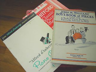 Vintage Piano Instruction Booklets 1916 1969 Whitford, Williams 