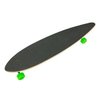   Longboard Skateboard Skateboards PIN TAIL Black w/ 70mm Wheels