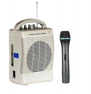 25w portable wireless pa speaker microphone system h time left