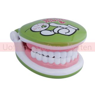   Mini Teeth Shaped Wired Landline Number Key Telephone Phone Funny Gift