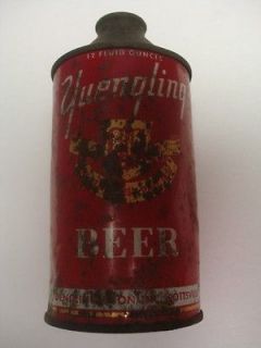 vintage yuengling cone top 12 fluid ounce beer can time