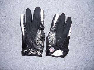 Black Nike NFL Equipment Vapor Carbon Football Gloves Mens Size Large