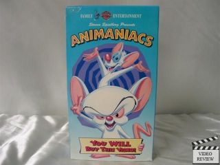 animaniacs you will buy this video vhs pinky brain one