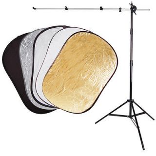 in 1 Collapsible 40 x 60 Reflector Telescopic Holder Kit Photo 