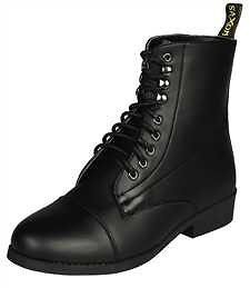 new saxon equileather lace paddock boots 2126 wmns blk more