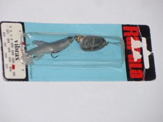 Rapala Vibrax Spinner Rare  Blue Fox SS #2 Minnow Spin Fishing Lure
