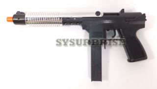 NEW Airsoft Spring Pump Action Chrome Shotgun UZI Rifle Pistol Hand 
