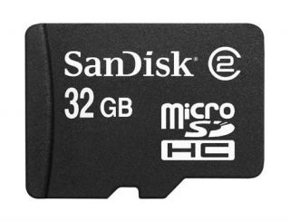 SanDisk microSDHC 32 GB Class 2   microSDHC Card   SDSDQ 032G A11M 