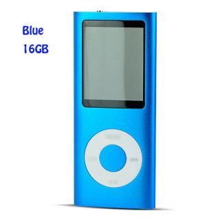   5th Gen Video HD Camera FM Voice REC Touch Keypad  MP4 Player Blue