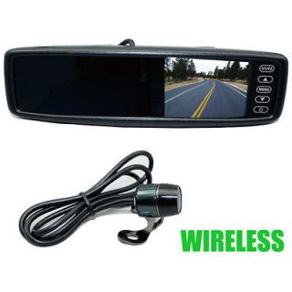   TFT LCD Clip on Mirror monitor rear view system+ Backup camera