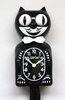 newly listed black kit cat clock  left