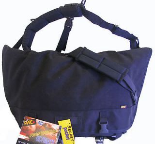   ultimate MESSENGER BAG/courier bag  BLACK w SECRET POCEKT/LOCK Loop