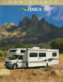 1999 ITASCA SPIRIT Camper Motor Home RV Brochure/Catalog22E,22R,24V 