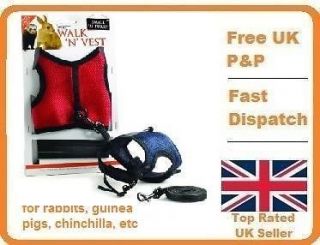 Small n Furry Walk n Vest small animal pet harness and lead