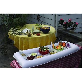 portable inflatable buffet and salad party bar white time left