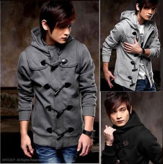 Fashion Korean Style Mens Slim Sexy Top Designed Hoody Jacket 