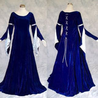 medieval renaissance gown dress larp costume wedding 3x