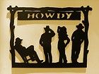 Welcome Sign, Howdy,Western,M​etal Art,Cowboy,Ranc​h Deco