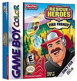 Fisher Price Rescue Heroes Fire Frenzy Nintendo Game Boy Color, 2001 