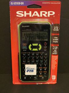 Sharp Electronics EL 531XBGR Engineering Scientific Calculator SAT 