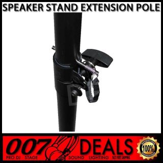 2x Pair PA DJ SPEAKER SUBWOOFER EXTENSION POLE STAND HEAVY DUTY PRO 