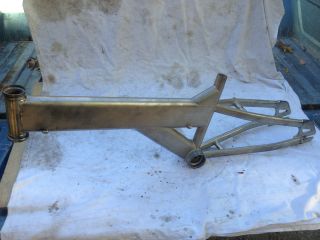   PIT BIKE FRAME OLD/MID SCHOOL ~ READY TO PAINT/CHROME ~ NICE