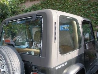 rear glass for factory hardtop jeep wrangler yj mopar time