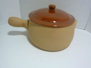   Pottery RED WING # 125 Cook Pot Bean Pot with Lid Excellent Condition
