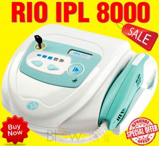 rio ipl 8000 hair remover 2 years warranty 220v adapter  